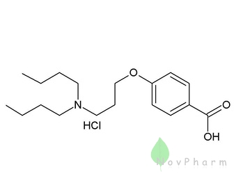 4-[3-(Dibutylamino)propoxy]benzoic acid hydrochloride